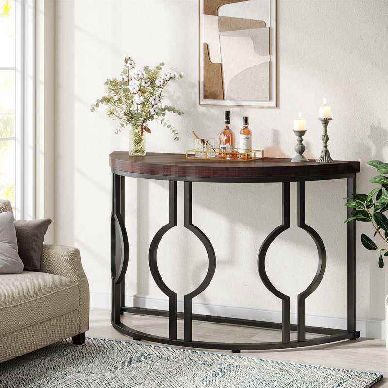 Console demi-lune pour vestibule