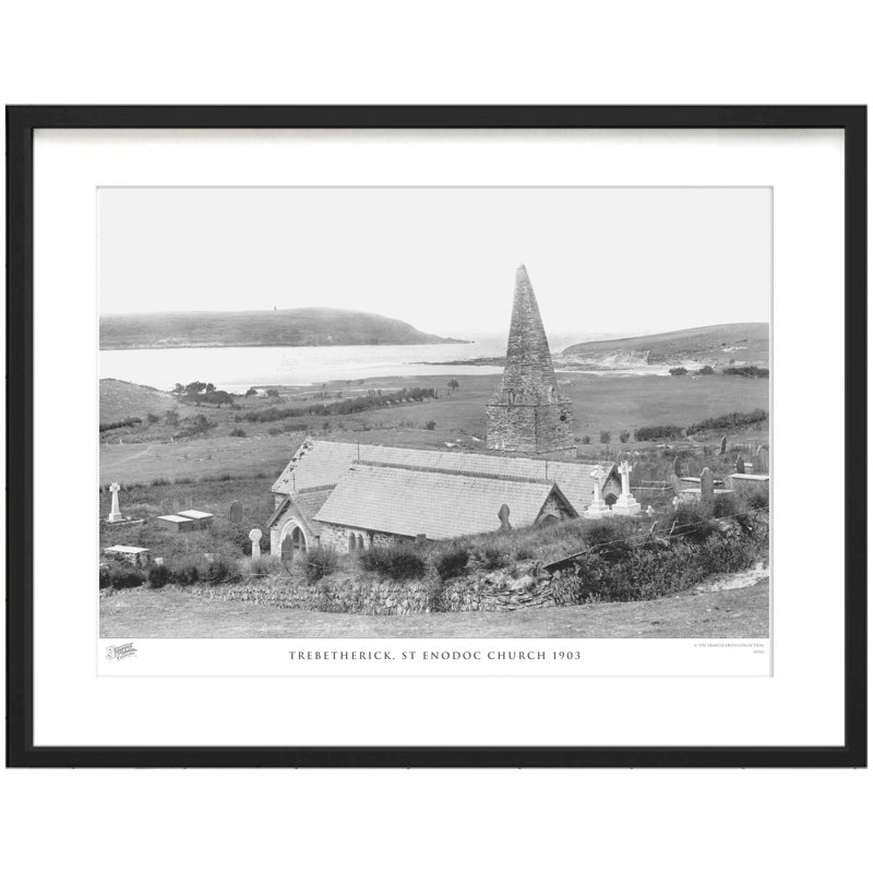 Trebetherick, St Enodoc Church 1903 by Francis Frith - Single Picture Frame Print, 45cm H x 60cm W x 2.3cm D