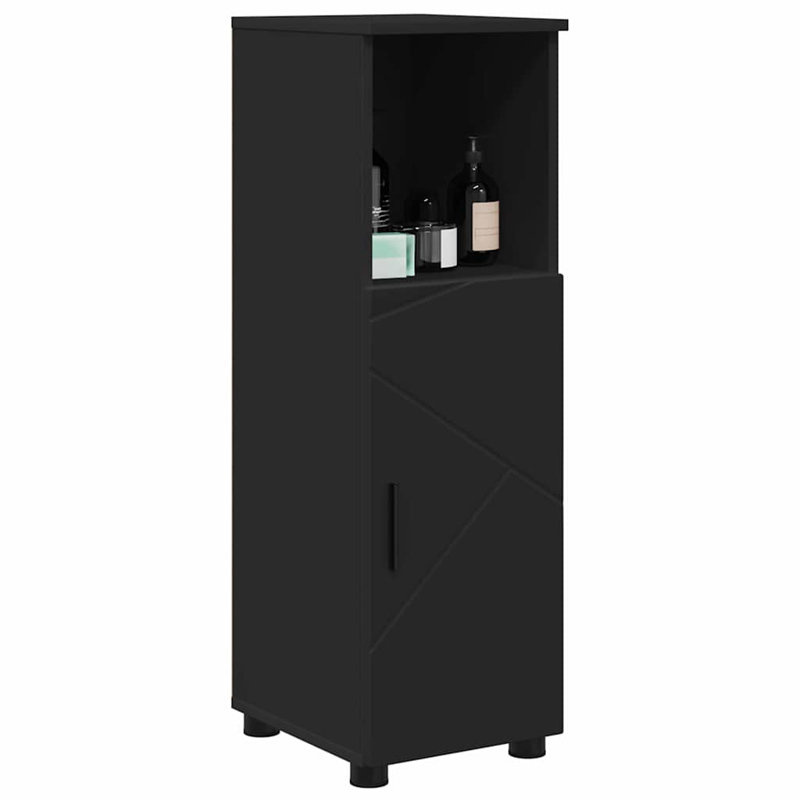 30cm Bathroom Vanity Base Only, Black