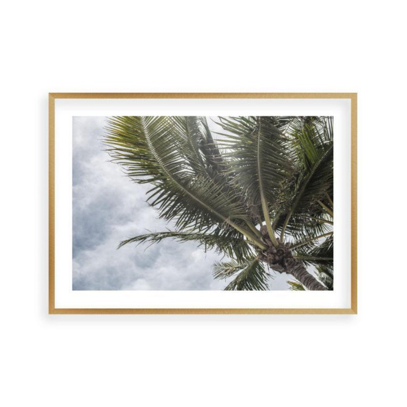 Print, 22 cm H x 31 cm W x 2.5 cm D, Brushed Copper Frame