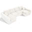 Canapé d'angle modulaire en forme de U Cloud avec mousse à mémoire de forme-1933391041
