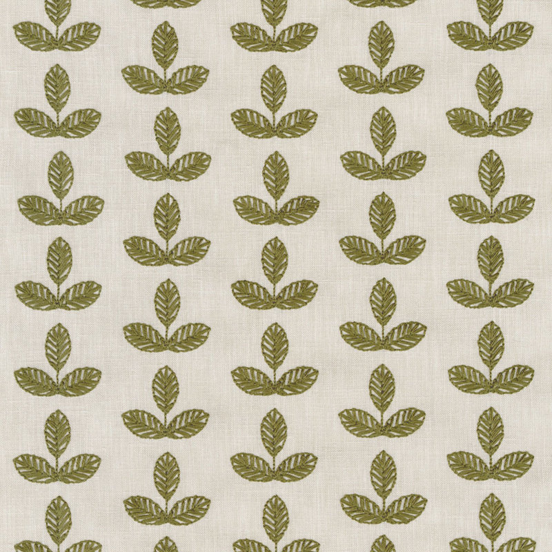 Coussin Birch Lane Trillium, Plumes, Motif floral vert, Carré 26 po