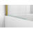 34'' W x 58'' H Pivot Tub Shower Door with Clear  Tempered Glass-94006196