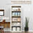 2 Doors 63" Kitchen Pantry Cabinet, Freestanding With 5 Shelving, White For Dining Room 2-Door Pantry, Shelving And Adjustable Shelves,