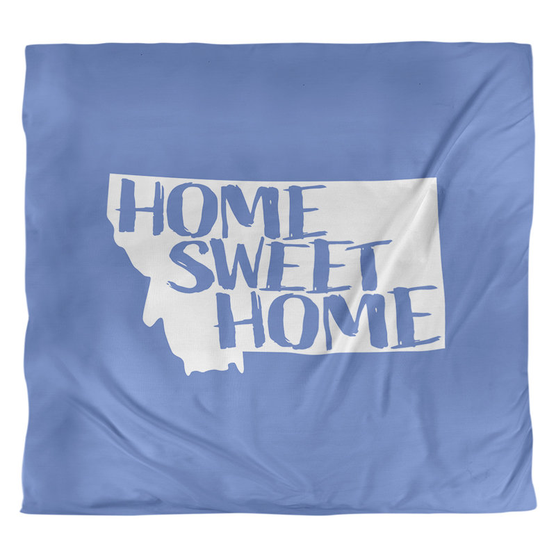 Housse de couette montana doux, Microfibre, Housse de couette pour très grand lit, Bleu
