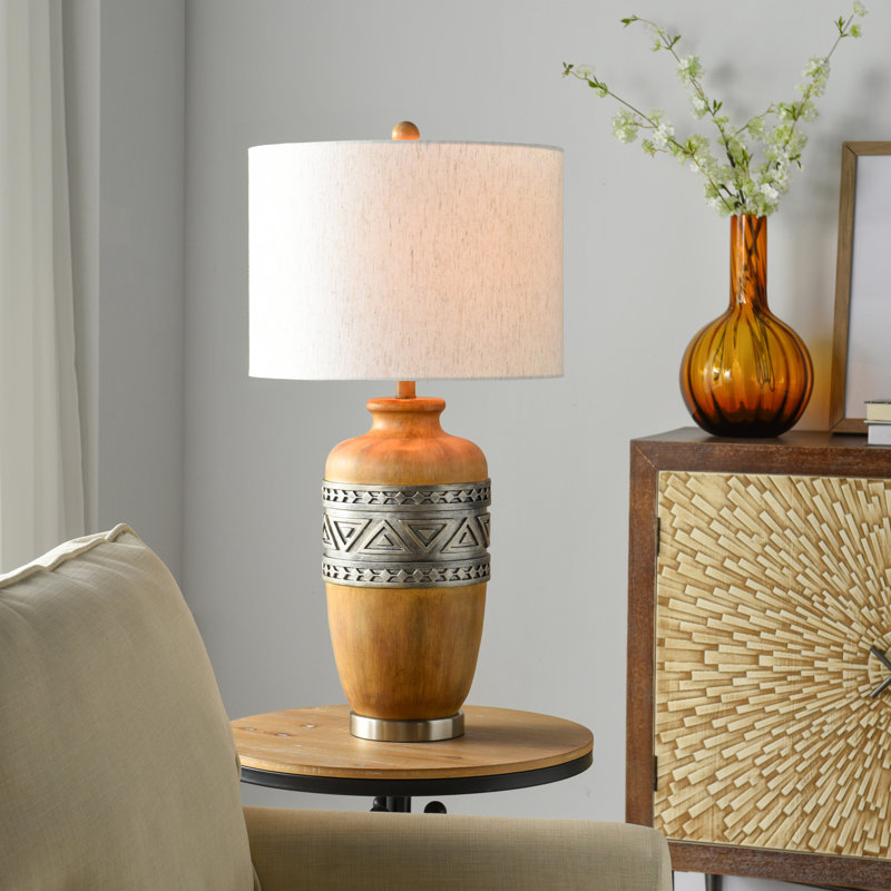 Lampe de table Aimee - Darley - abat-jour avoine clair, Darley