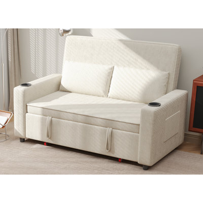 2 Seater Velvet Sofa Bed