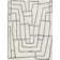 Exquisite Rugs Tangiers Handmade Hand-Tufted New Zealand Wool On Canvas Ivory/Black Area Rug