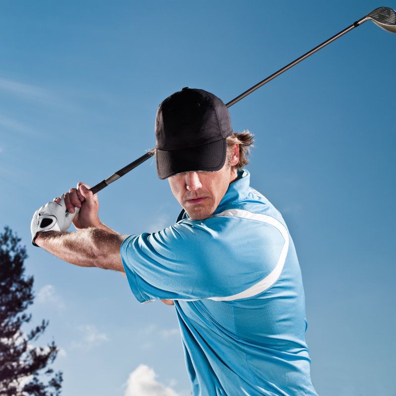 Golf Swing by Michaelsvoboda, 20" H x 20" W