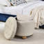 Repose-pieds rond avec rangement-975155082