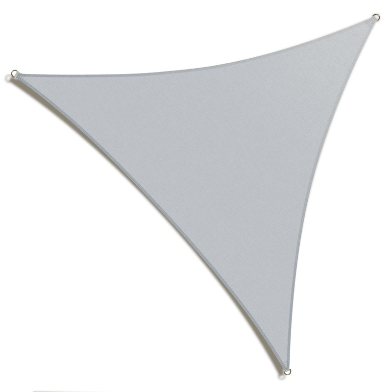 Toile d'ombrage triangulaire 26 ', gris