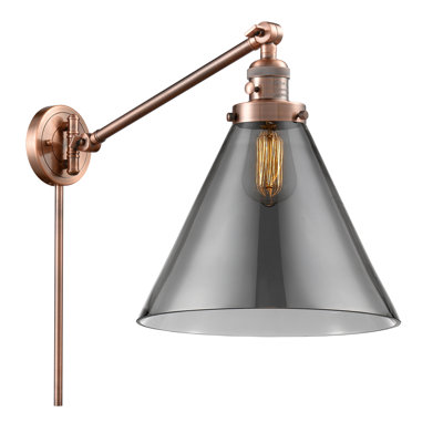 Lampe murale avec bras pivotant 1 lumière Cone
