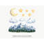 Snowy Blue Mountain Wall Decals, Set of 10 Peel and Stick Nursery Wall Stickers, Satin Finish Removable Kids Room Wall Art, 20"W x 20"H (50 x 50 cm)-1465710164