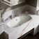 Iron Plains Metal Rectangle Dual Mount Bathroom Sink with Overflow