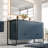 Mendiola 48 In.  Wall Mount Double Sink Bath Vanity With Solid Surface Top And Integrated Sinks-764540058