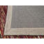 Striped Area Rug in Red