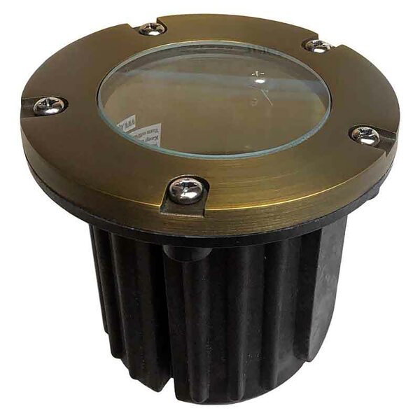 VOLT 5-Watt (30 W Equivalent) Bronze Low Voltage Hardwired LED Well Light  in the Well Lights department at