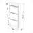 Hide 3 Tier Wood Frame Shoe Storage