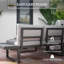 Ensemble de meubles de patio 4 pièces pour l'extérieur