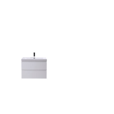 30'' Wall Mounted Single Bathroom Vanity Base Only