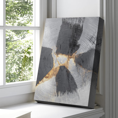 Toile tendue avec châssis abstrait, abstrait