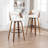 Artnagullian Swivel Vegan Leather Counter And Bar Stools-120950967-120950964