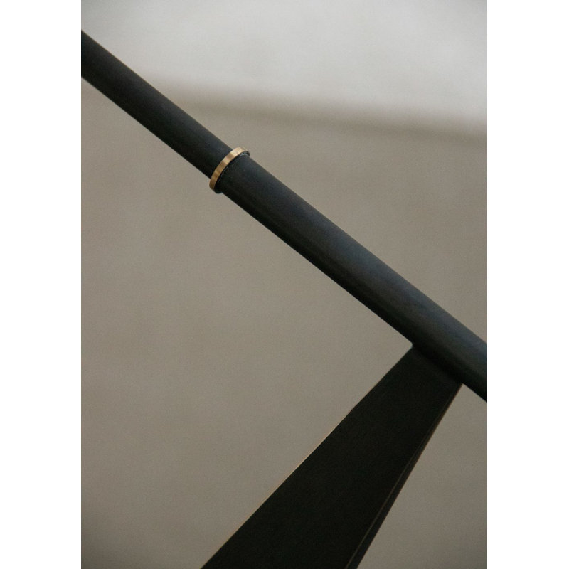 Interconnect Candlestick, Black, 16.3" H x 27.6" W x 5.1" D