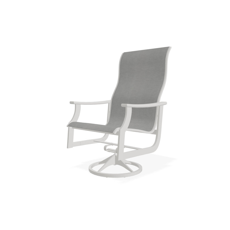 St. Catherine Polymer Outdoor Lounge Chair, Snow, White 6D Sunbrella®