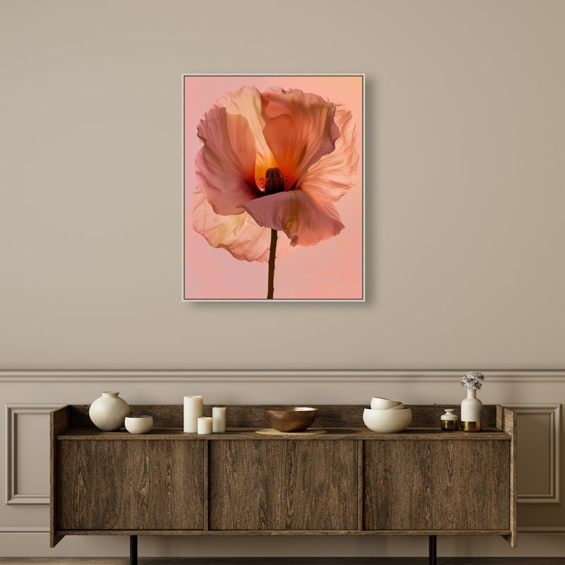 Amber Radiance I Print by Oliver Gal, 31"H x 37"W, Silver Floater Frame