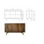 Crowell 120cm Solid Wood Sideboard-1743640119