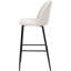 Upholstered Counter Stool with Metal Frame-97650184