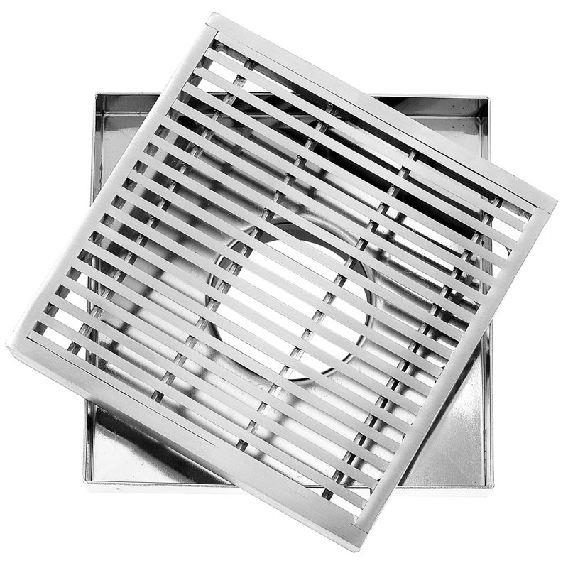5'' W Linear Grid, Brushed Satin