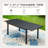 Alyah Rectangular Metal Extendable Outdoor Dining Table