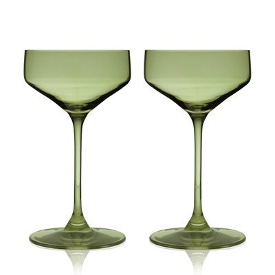 Reserve Nouveau Crystal Coupe Glasses