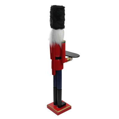 Casse-noisette 48,25 po rouge et noir avec plateau Butler