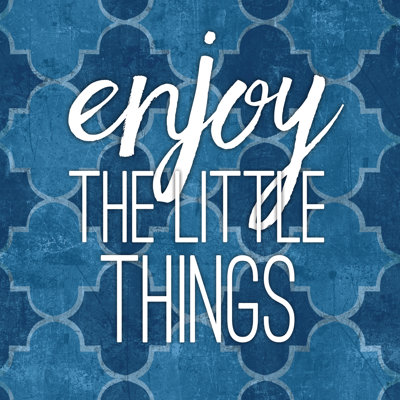 Enjoy Things - Wrapped Canvas Print