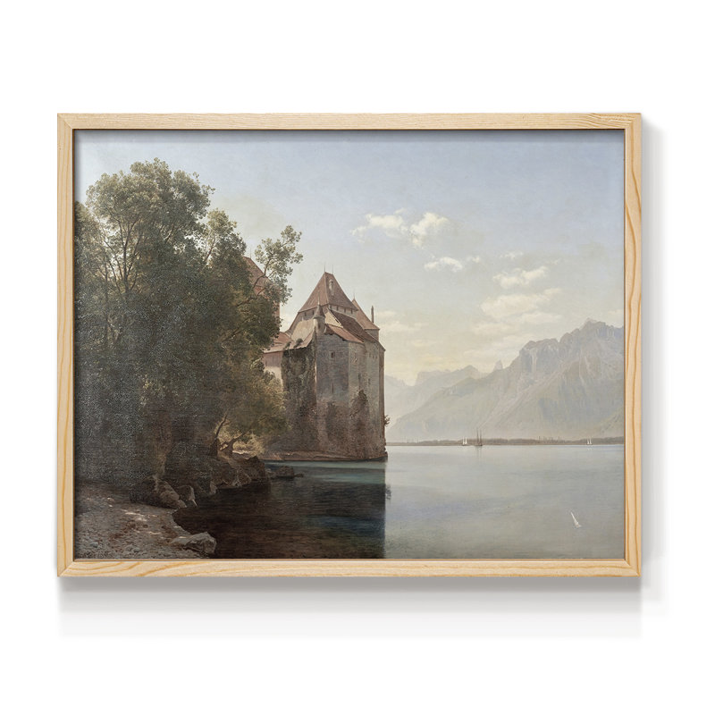 Paysages rétro-CCXCIX - reproduction encadrée, H 16 po x l 20 po, Naturel