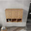 36" Bathroom Side Cabinet,Soft Close Doors,Float Mounting Design,Imitative Oak,(KD-Packing)