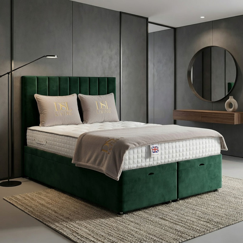 Aether Divan Bed, King, Green