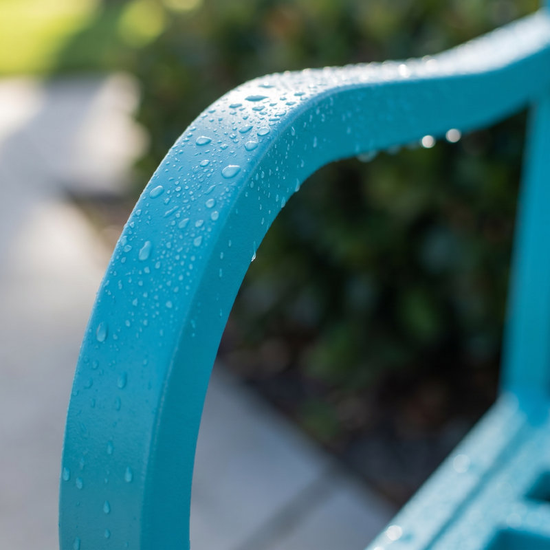 Banc de jardin en aluminium