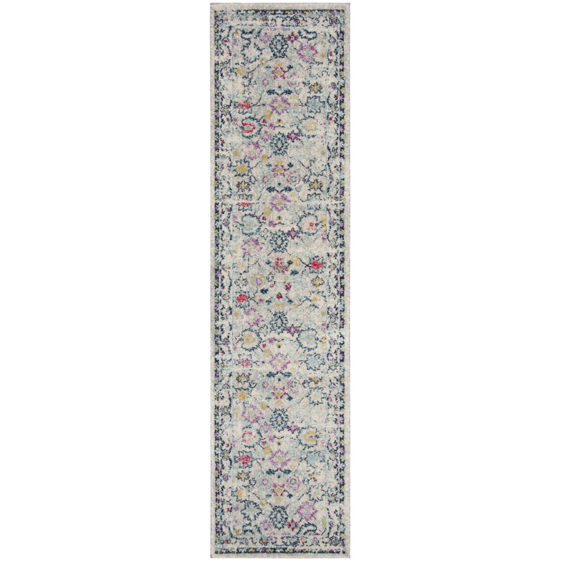 Plympton Floral Area Rug, Runner 61 x 244 cm
