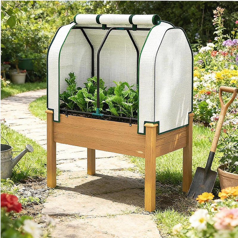 Outdoor Planter Box,Raised Garden Bed, Sand