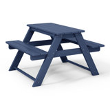 Kids Outdoor Poly Picnic Table