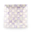 Violet Check Capiz Catchall Tray