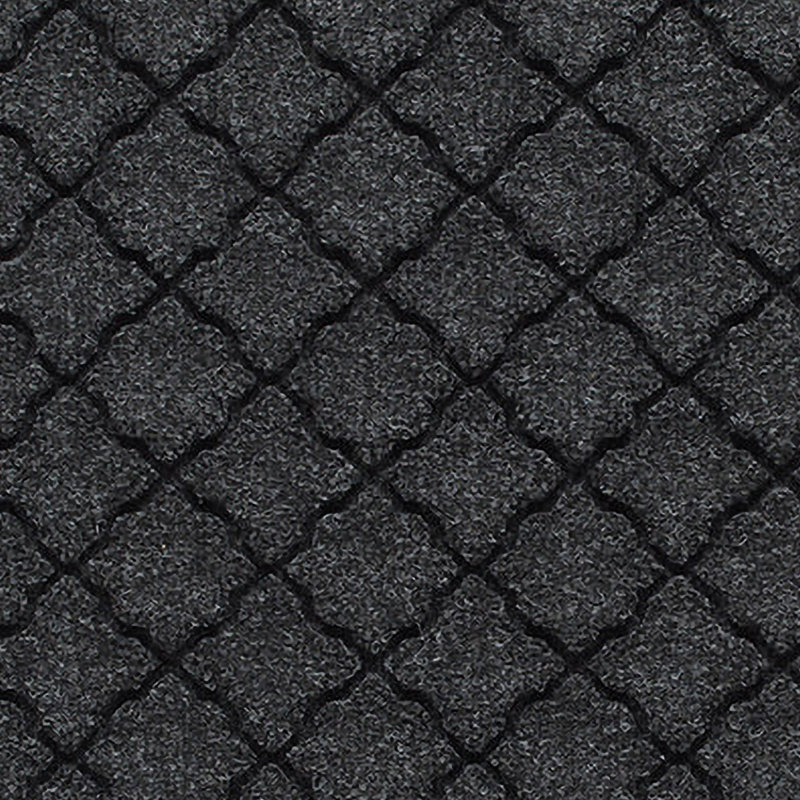 WaterHog® Cordova 22 in. x 60 in. Indoor Outdoor Runner Doormat, Charcoal, Rectangle 1'8" x 5'