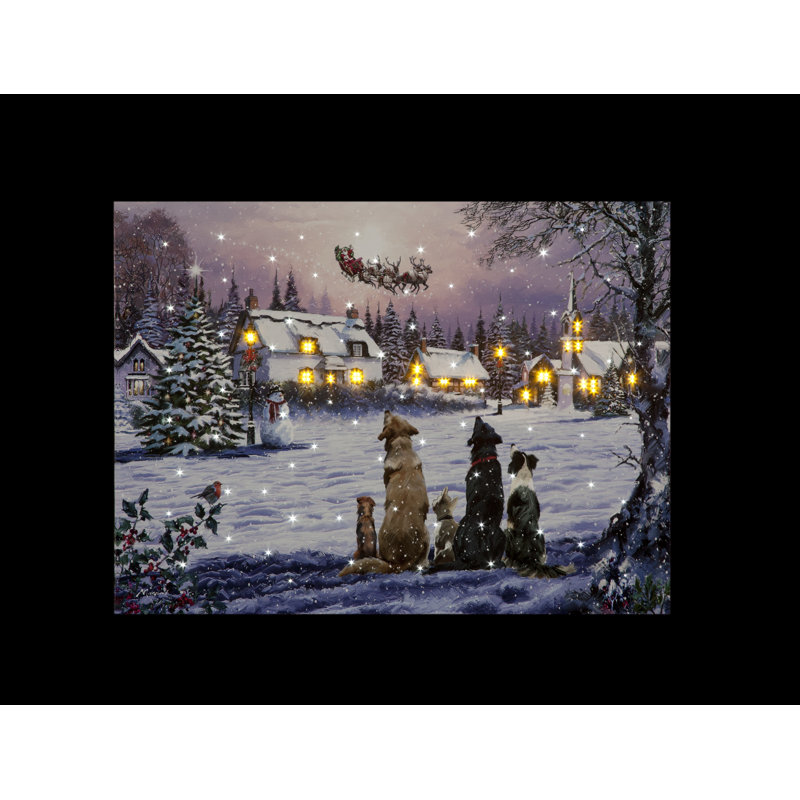 Christmas Dog Decorative Accent