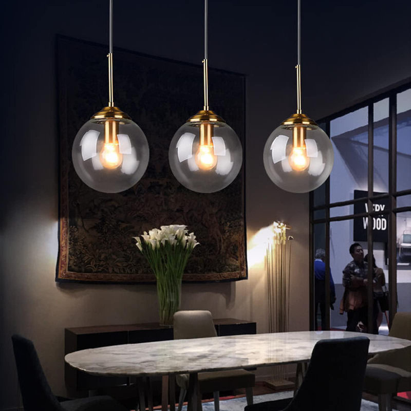 Alaiah 3 - Light Kitchen Island Pendant, Grey, Grey