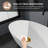 71'' X 35'' Freestanding Soaking Solid Surface Bathtub-110853032