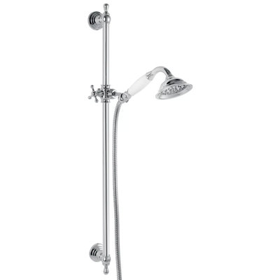 Retro Nostalgia Chrome Plated Plastic Shower Colum Set With Sliding Head