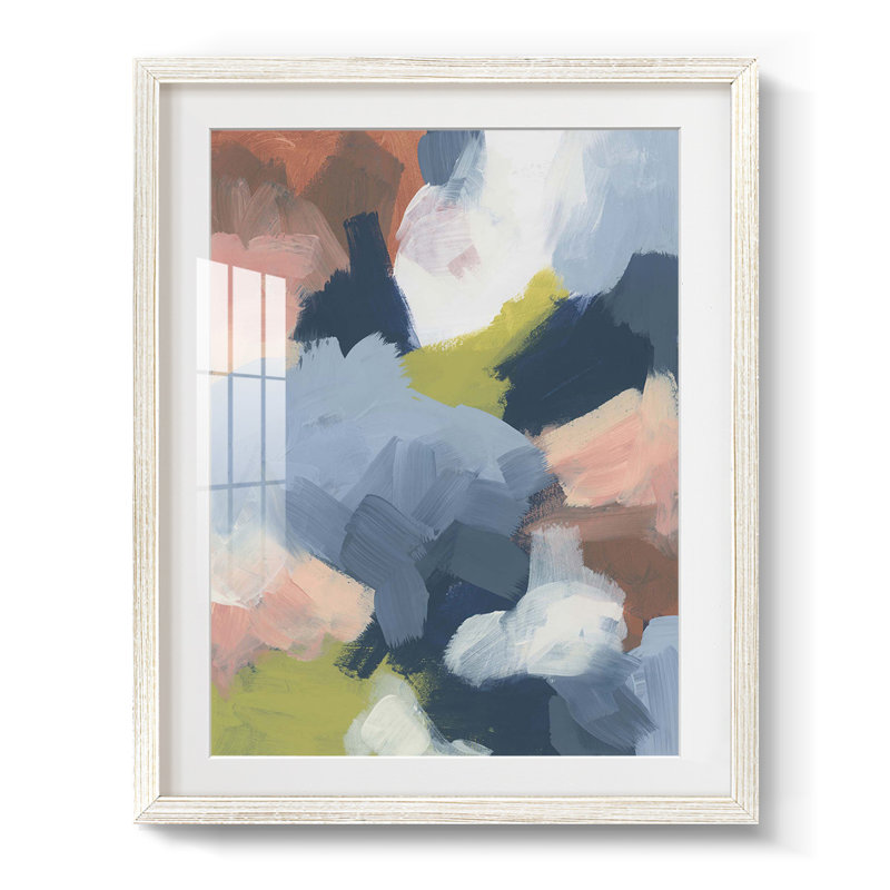 Soft Indigo Atmosphere I -Framed Print